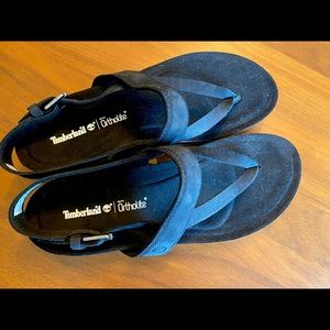 Timberland Black Suede Sandal